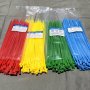 100pcs Heavy Duty Clear Zip Ties - 4mm X 7.87in High Temp & Corrosion Resistant - Ideal For Outdoor Wire Management