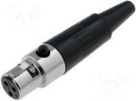 Sub MINI Xlr 3 Pin Cannon Female