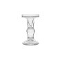 Glass Candle Holder Large Clear 8CMX14CM
