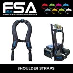 Fish Sa Shoulder Pad Straps White