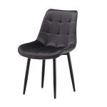 Grey Velvet Dining Chair