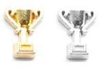 FLC125 - Trophy Floating Charm For Floating Locket Necklace - Silver Trophy