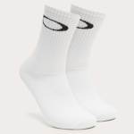 Oakley Ellipse Crew Socks - White M