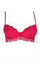 Ladies Lace Bra - Cerise - 30B