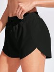 Women's Summer Running Shorts Quick-drying Solid Color Active Wear For Fitness And Gym