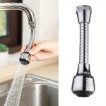 Sustainable 360 Rotating Faucet Aerator - Dual Flow Options For Efficient Dishwashing & Water Savings Easy Install