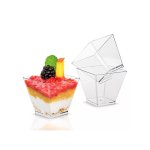 Acrylic Dessert Square Cup 55X40MM 1X20 Tbd
