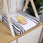 Changing Mat Cover Watercolour Boyish Honey Bee