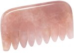 Rose Quartz Crystal Comb