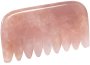 Rose Quartz Crystal Comb