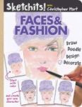 Sketchits Faces & Fashion - Draw Doodle Design Decorate Paperback
