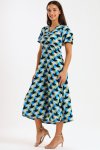 Georgia Geometric Printed Summer Dress