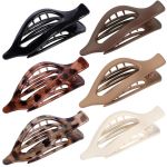 Flat Hair Clips For Women Strong Hold No-slip For Thick Or Thin Hair X 6