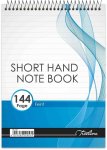Short Hand A5 Top Bound 144 Pg Feint Note Book PKT-10