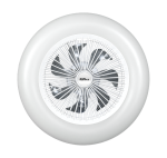 White White Indoor Remote Controlled Ceiling Fan