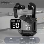 Transparent Spacepod Tws Earbuds: Wireless Stereo Touch Control Low Latency And Battery Life Display - Suitable For Gaming Worko