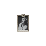 Square Photo Frame 11.684CM - Silver