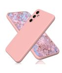 Liquid Silicone Back Case For Samsung Galaxy A35 - Peach