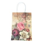 Pink Garden Rose Vintage Bag Large Giftbag