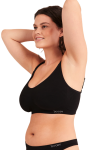 Boody Full Bust Wireless Bra - Black S
