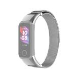 For Huawei Band 4 ADS-B29 Honor Band 5I CRS-B19S Milan Wrist Strap Watchband Silver