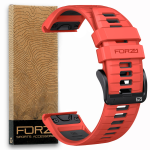 Elite 26MM Easyfit Two-tone Watch Strap - Garmin - Red grey
