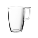 Clear Glass Cup Voluto Cup 220ML Tempered Set Of 6
