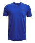 Boys' Ua Sportstyle Left Chest Short Sleeve - Versa Blue / Ymd