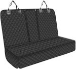 H-quenby Waterproof Dog Car Seat Cover For Jeep Grand Cherokee Trackhawk 2018 2019 2020 2021 Quilted Pet Bench Protector Non-sli