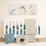 Ocean Cot Bedding Set Under Under The Sea Whale