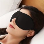 3D Contoured Sleep Mask 100% Light Blocking Eye Mask 1 5 10PCS Options Ultra-soft Skin-friendly Material Adjustable Strap Breath