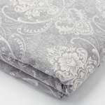 Paris Jacquard Taped Lined Curtain - Dark Grey - 270 X 250CM