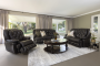Alpine Avatar 3 Piece 3 Motion Lounge Suite Oxblood