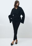 Heavy Jersey Leggings - Black