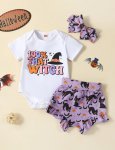 100% That Witch Romper With Bloomer And Headband