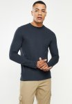 Vintage Logo Emb Long Sleeve Top - Navy