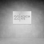 House Number D24 - 500 X 700 / Matt White / No