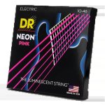 Dr String Neon Pink K3 Coated Electric Guitar String Set - 10-46 Medium