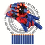 Cosplay Launcher With Accessories Sticky Wall Soft Bullet Fun Educational Toys Playing More Fun