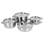 Stainless Steel Cookware Set 8 Piece