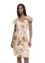 Flutter Sleeve V-neck Dress