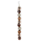 Xmas Ball 10X5CM Amber