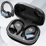 New Wireless Earbuds For Running Sports Wireless Earphones With Earhooks Pure Bass Sound 60H Over Ear Headphones With Dual-led Display Earphones Built-in Microphone Enc