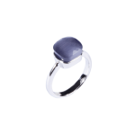 Aster Silver Stack Indigo Crystal Ring - 8 Indigo