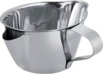 304 Stainless Steel Kitchen Fat Separator Strainer Size: L Steel Strainer Kitchen Tool Set