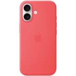 Apple Iphone 17 Silicone Case With Magsafe - Bright Guava Model A3558