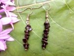Onyx Chip Stone Earrings