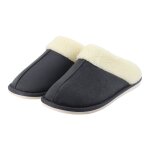 Slippers Men Eco Friendly Outsole Charcoal Size 7-8