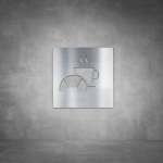Breakfast Sign - Brushed Stainless Steel