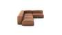 Four Module Corner Sofa - Leather - Brown - 220CM X 346CM